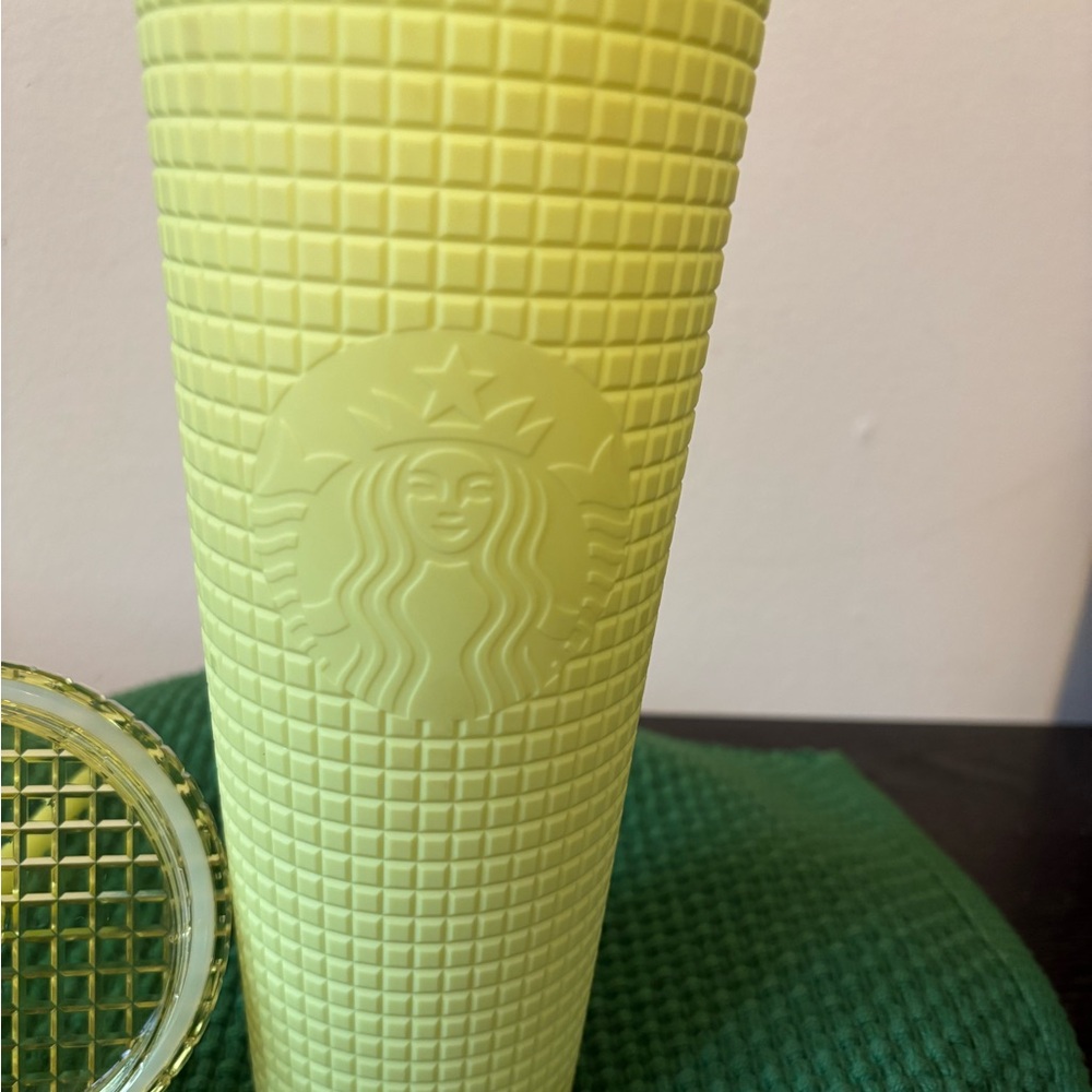 Yellow Starbucks cup